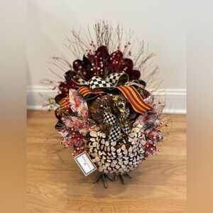 MacKenzie-Childs Harvest Turkey large brand new in box